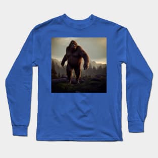 Sasquatch in Nature Long Sleeve T-Shirt